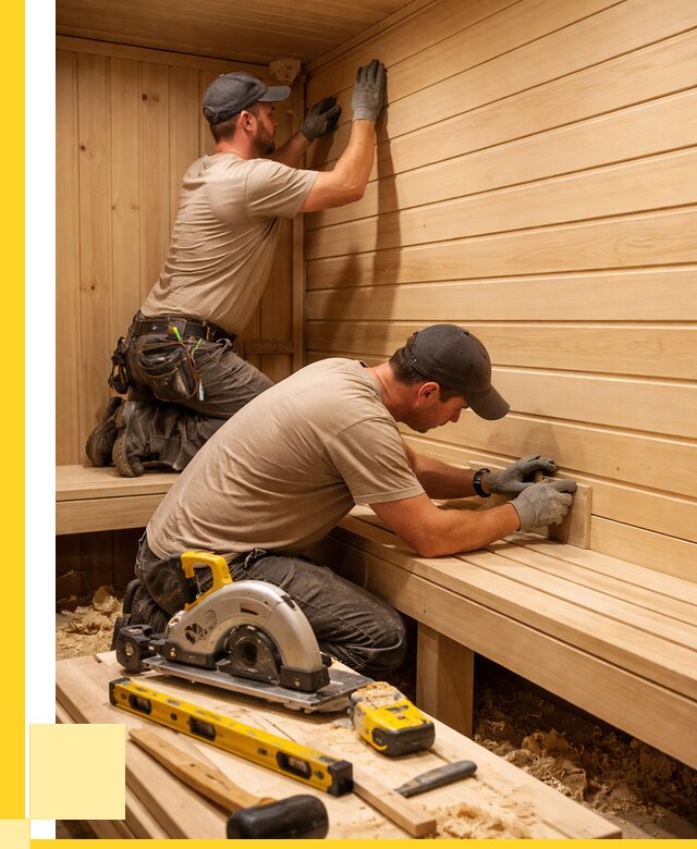 Обшивка саун вагонкой в Егорьевске от 2532 р. | ЭриданГрь