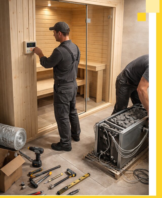 Поставка, установка и монтаж электрических саун в Егорьевске