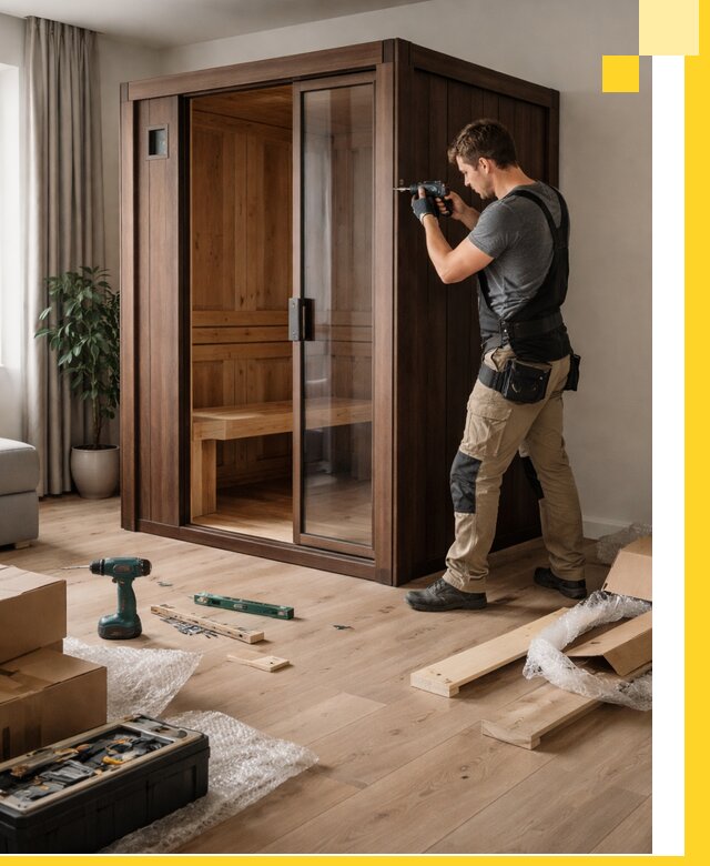 Установка и производство мини саун под ключ в Егорьевске