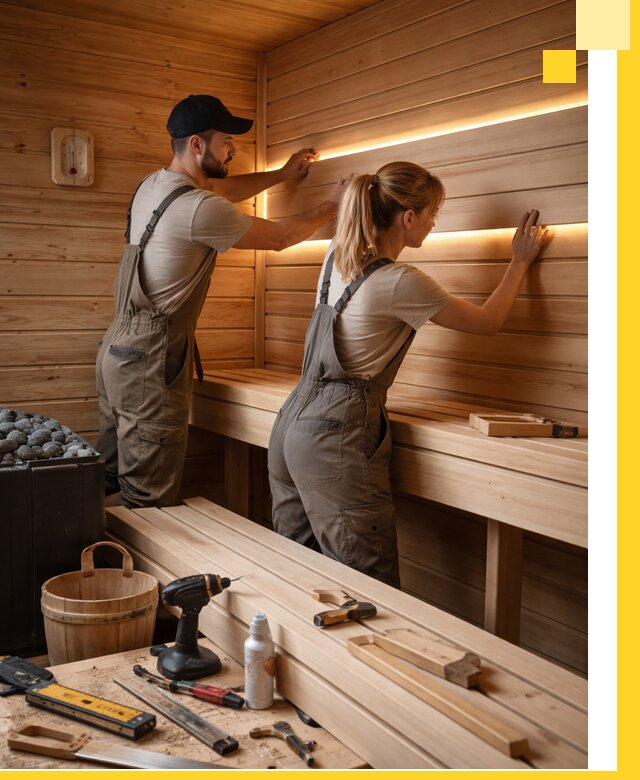 Дизайн саун и бань под ключ с индивидуальным проектом в Егорьевске