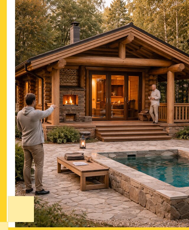 Проекты бань и хамам в Егорьевске от 25315 р. | ЭриданГрь