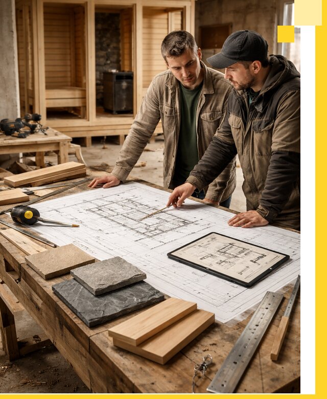 Проекты бань под ключ и планы строительства в Егорьевске