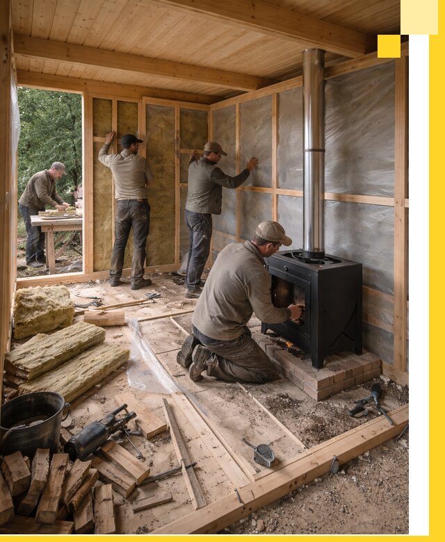 Профессиональный монтаж бань под ключ в Егорьевске для дома