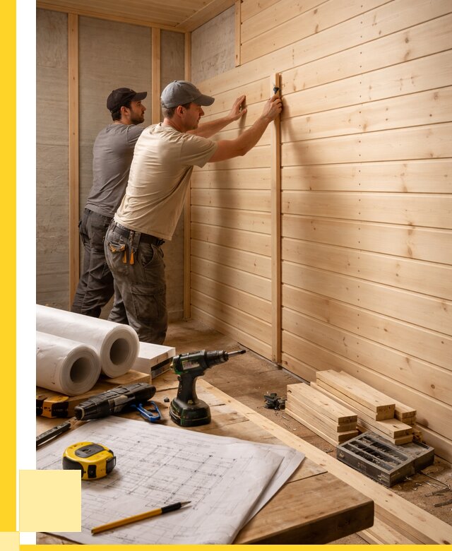 Обшивка бани вагонкой в Егорьевске от 1215 р., ЭриданГрь