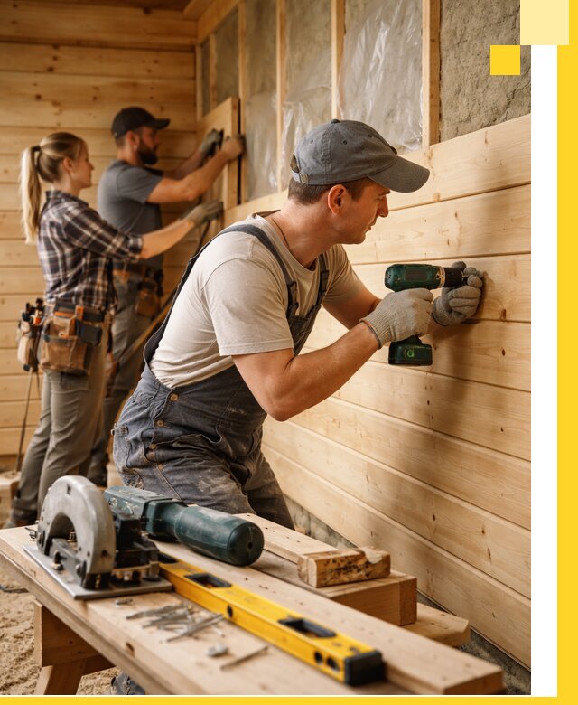 Обшивка бань под ключ в Егорьевске: отделка стен и потолков