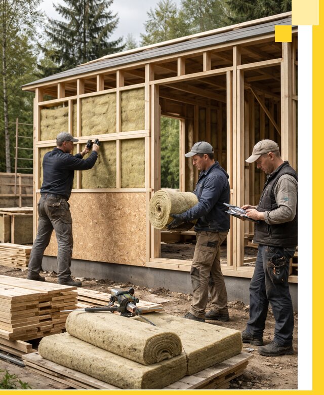 Проектирование и строительство каркасных бань в Егорьевске под ключ