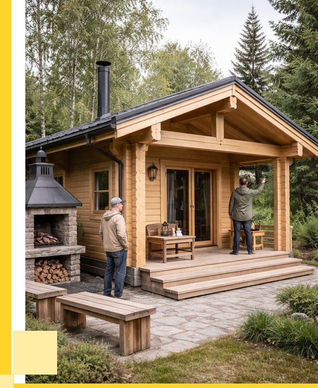 Деревянные бани под ключ в Егорьевске от 455670 р. | ЭриданГрь