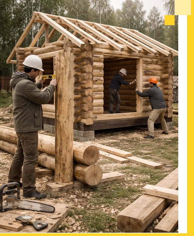 Строительство бань для дачи под ключ в Егорьевске с доставкой и монтажом