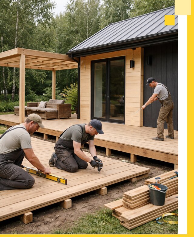 Строительство бань с террасой и бассейном под ключ в Егорьевске