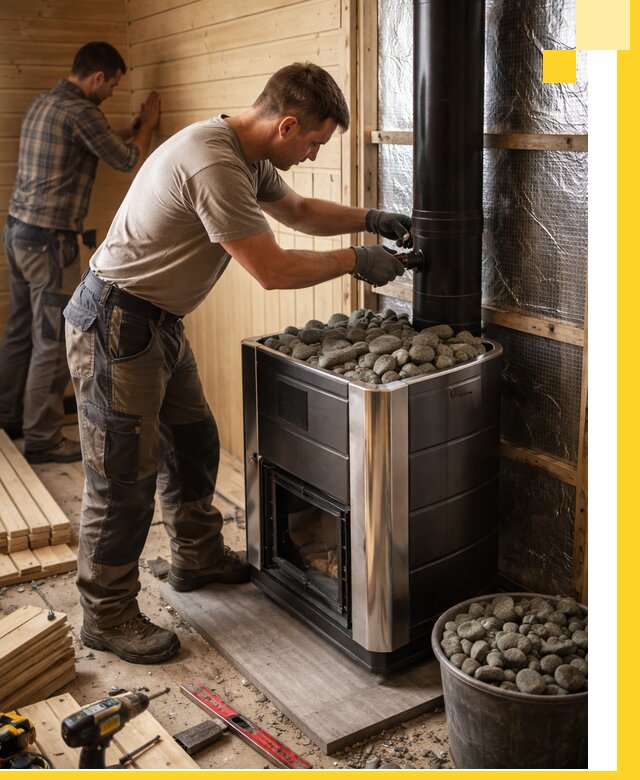 Проектирование и строительство парилок для бани в Егорьевске под ключ