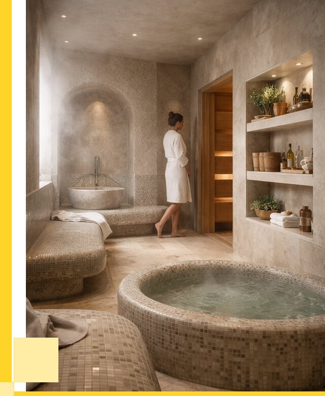 Строительство бани с хамамом в Егорьевске от 759450 р. | ЭриданГрь