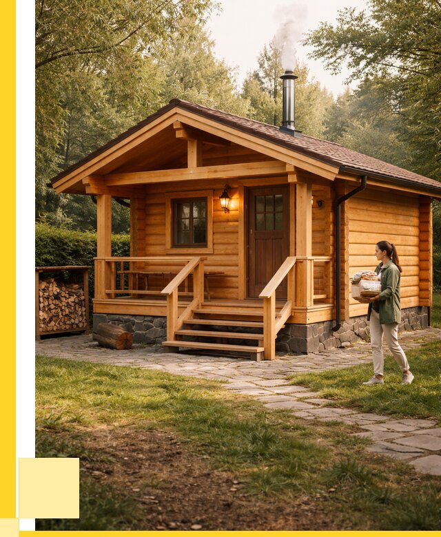 Купить баню под ключ в Егорьевске от 658190 р. | ЭриданГрь