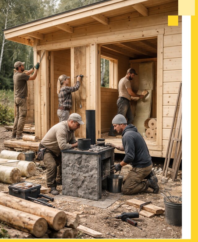 Купить баню под ключ в Егорьевске строительство монтаж отделка