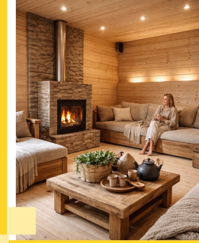 Проект бани с комнатой отдыха в Егорьевске от 35441 р. | ЭриданГрь