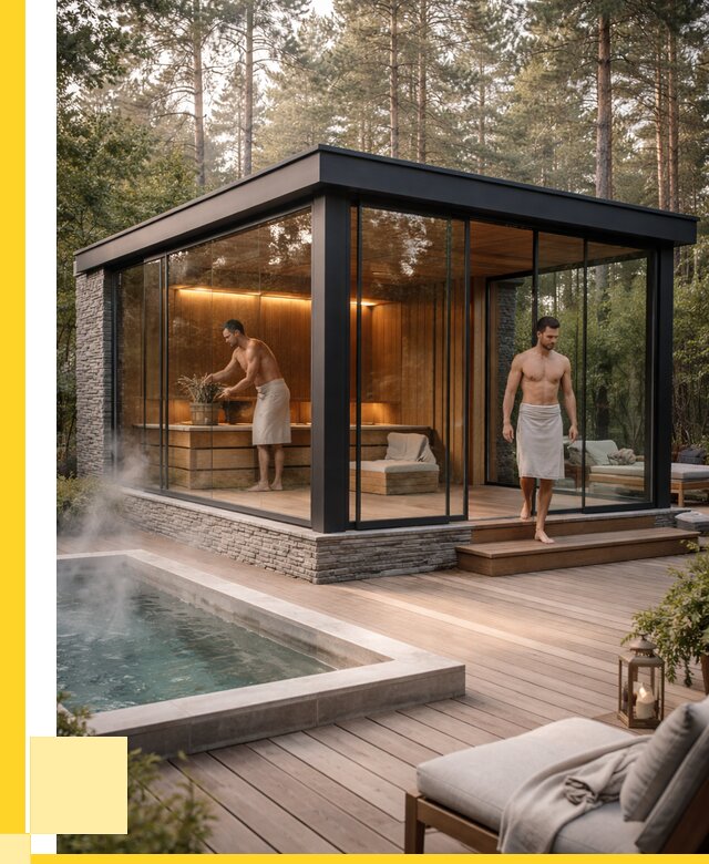 Стеклянные бани и двери в Егорьевске от 455670 р. | ЭриданГрь