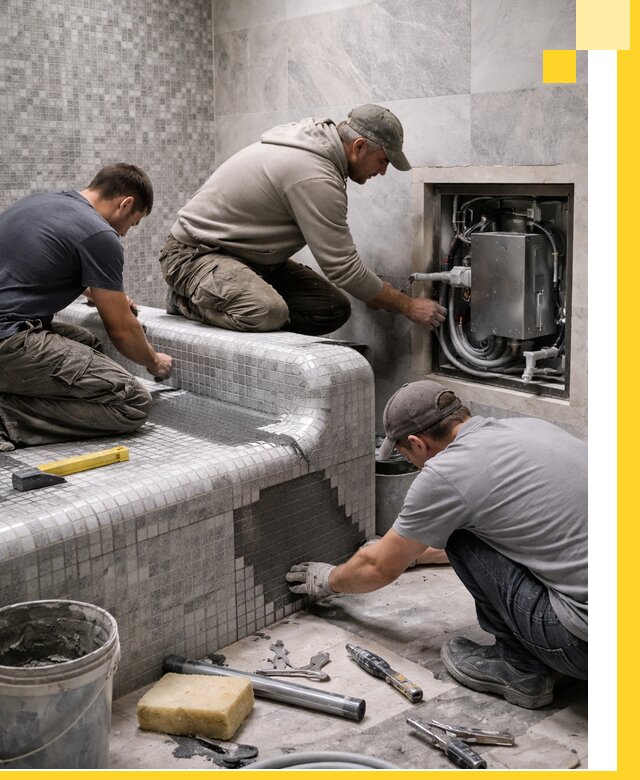 Проекты хамамов под ключ в Егорьевске и дизайн и строительство