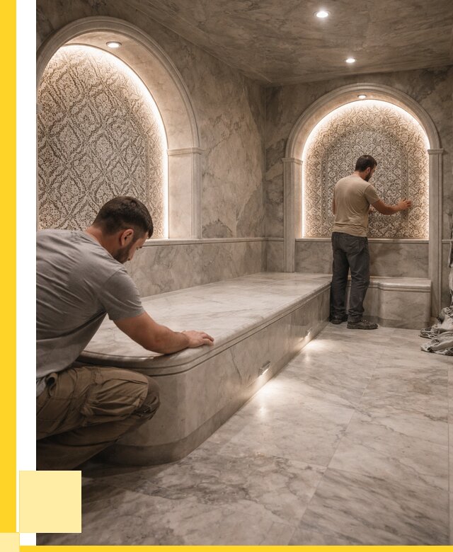 Турецкие бани под ключ в Егорьевске от 253150 р. | ЭриданГрь