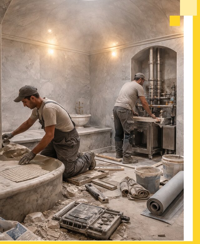 Строительство турецких бань хаммам под ключ в Егорьевске