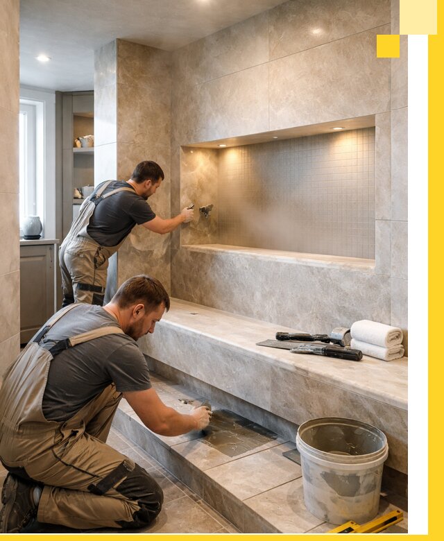 Профессиональное строительство хамама в квартире в Егорьевске