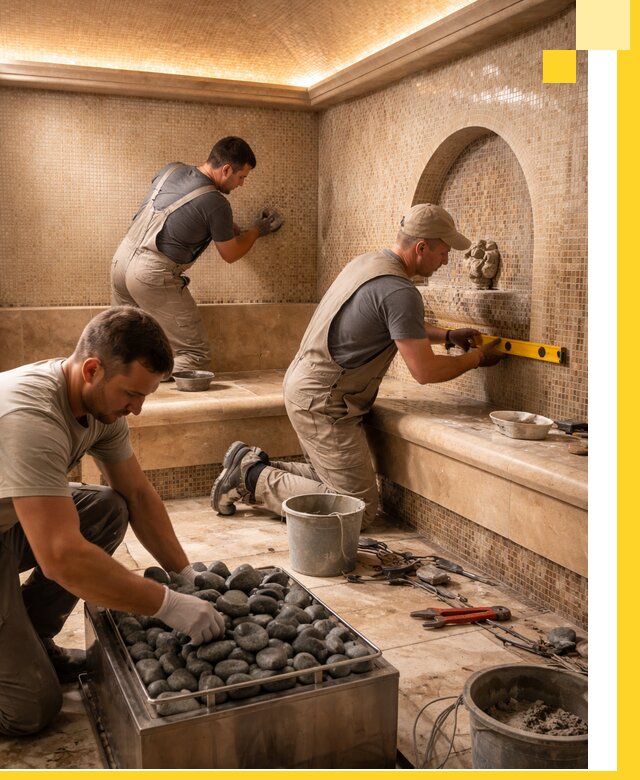 Проектирование и строительство хамама и сауны в Егорьевске