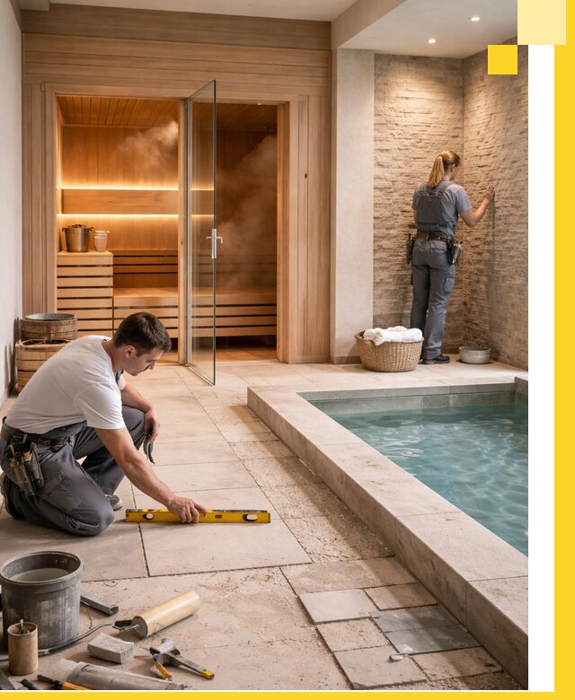 Комплексный дизайн и отделка интерьеров SPA под ключ в Егорьевске